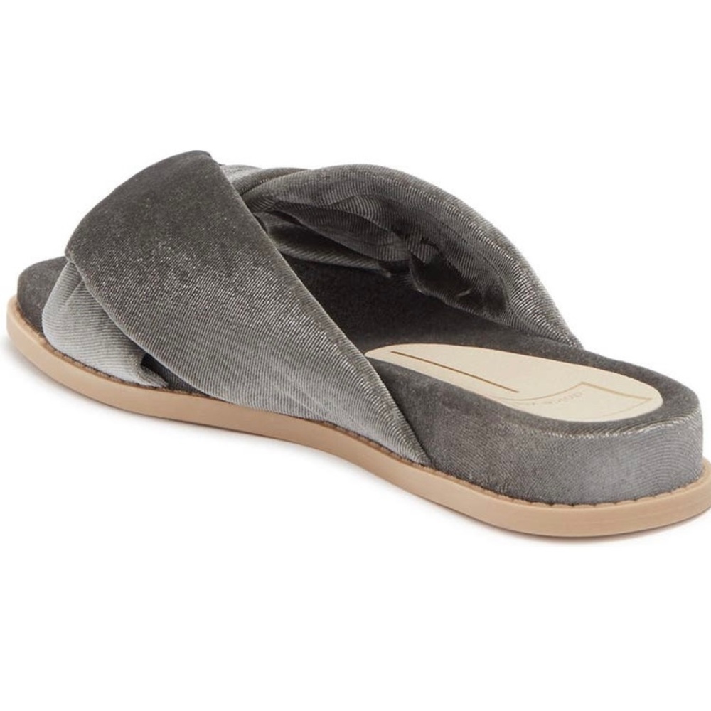 NWT Dolce Vita Golda Knotted Velvet Slipper ( Seamoss Velvet). A must have slide - Picture 5 of 9